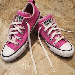 Deep Pink Converse All Star Sneakers Size 6